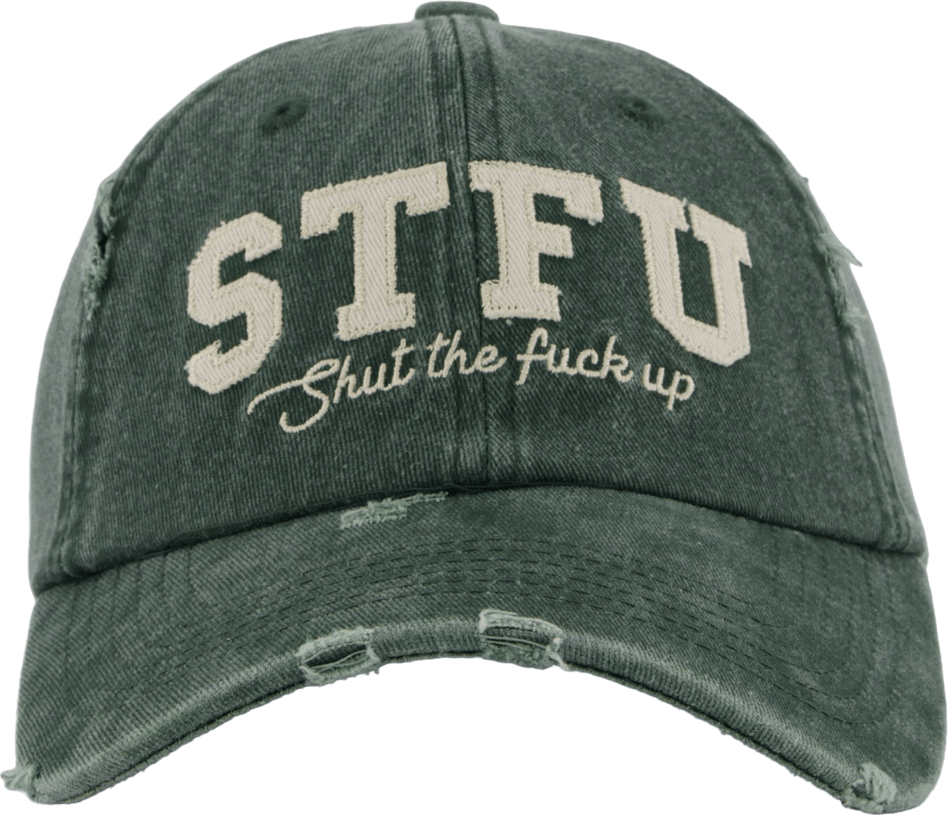 Stfu Vintage Dad Cap Washed Green - Bild 5