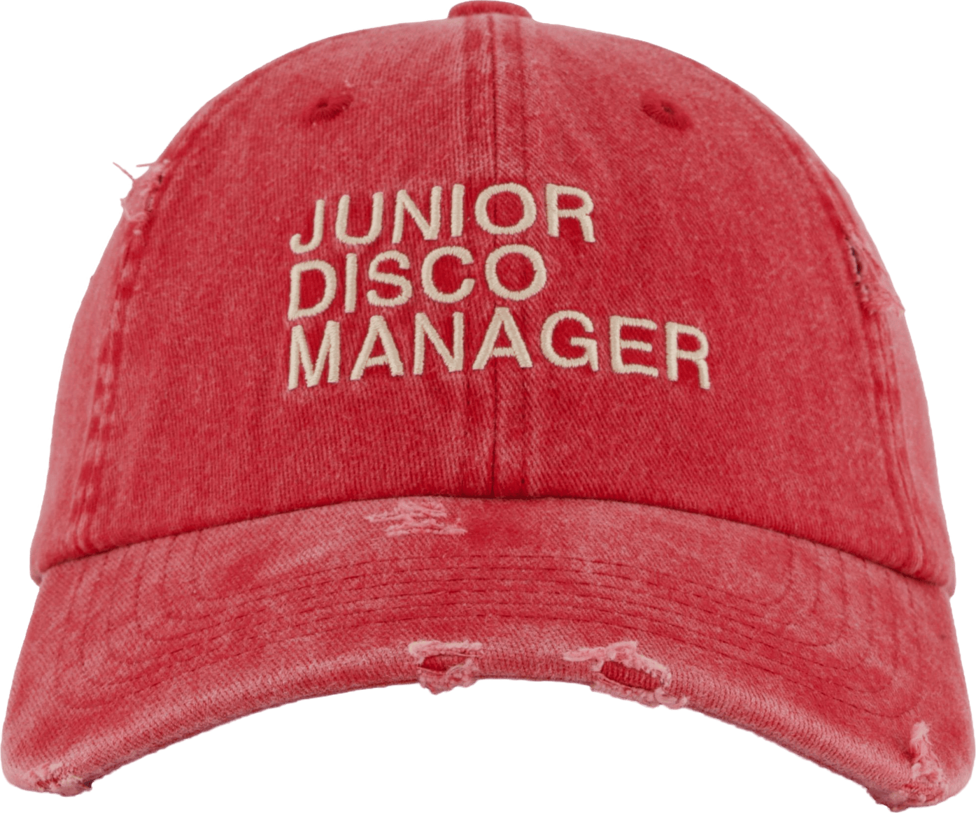 Disco Manager Vintage Dad Cap Washed Red - Bild 5