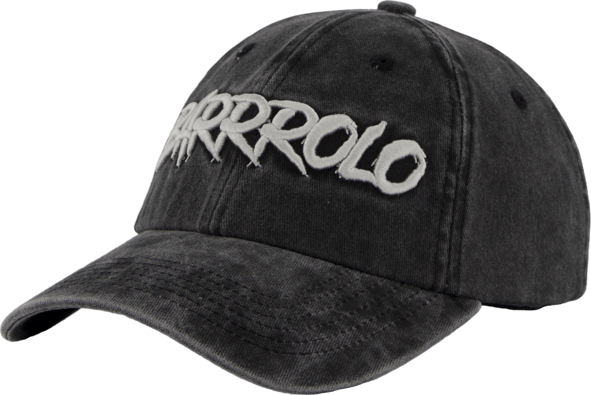 Barrrolo Dad Cap Washed Black