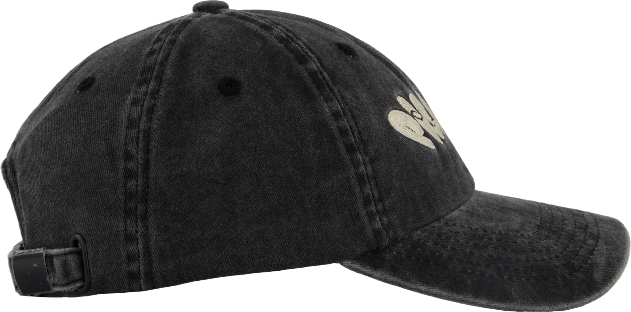Pica Pica No 1 Dad Cap Washed Black - Bild 4