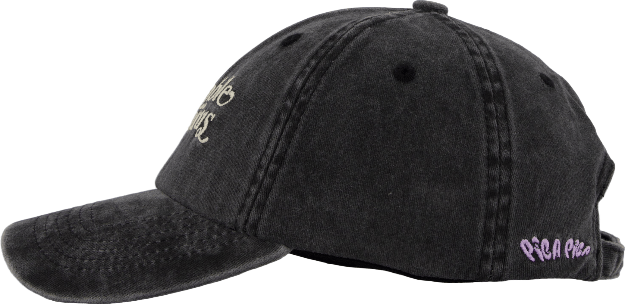 Humble Genius Dad Cap Washed Black - Bild 2