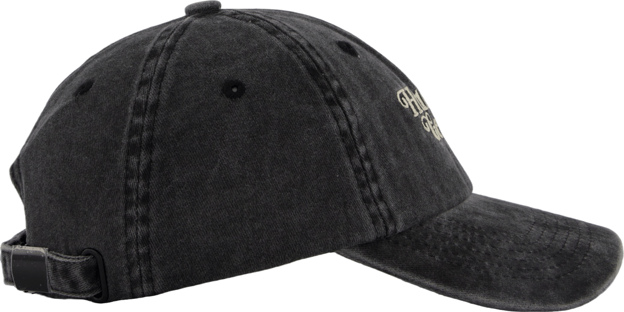 Humble Genius Dad Cap Washed Black - Bild 4