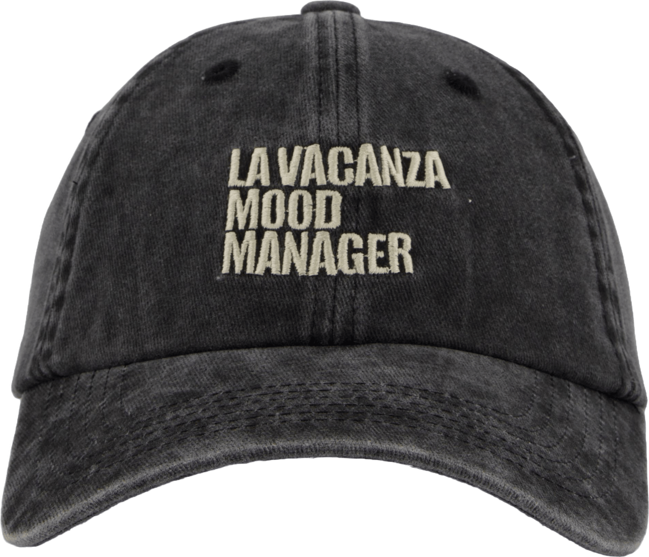 Mood Manager Dad Cap Washed Black - Bild 5