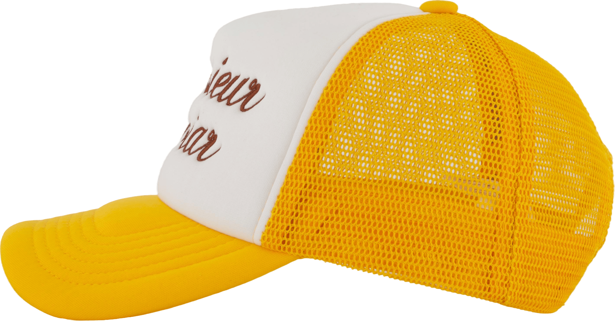 Monsieur Caviar Trucker Cap Yellow - Bild 2
