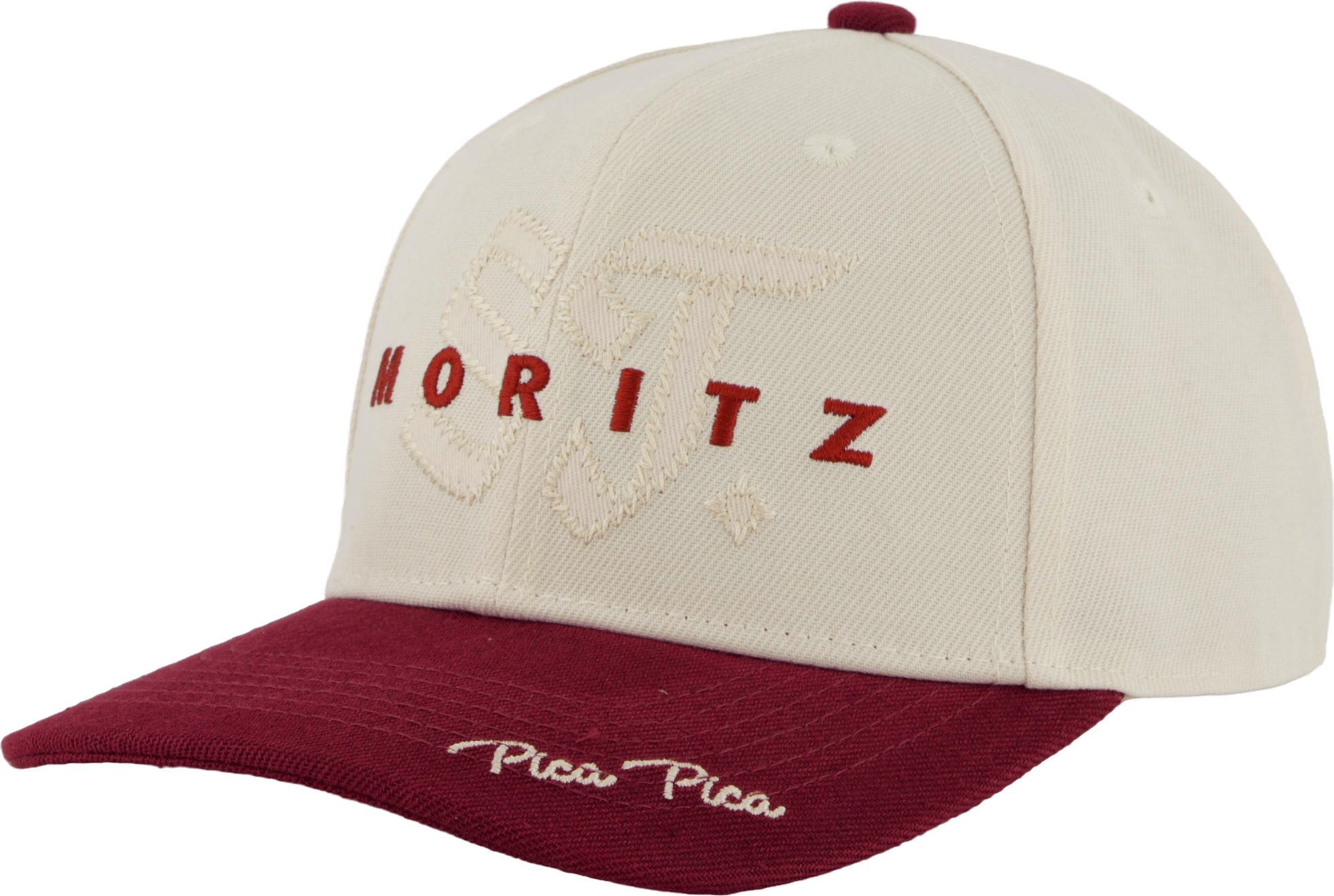St Moritz Snapback Cap Off-white/plumm