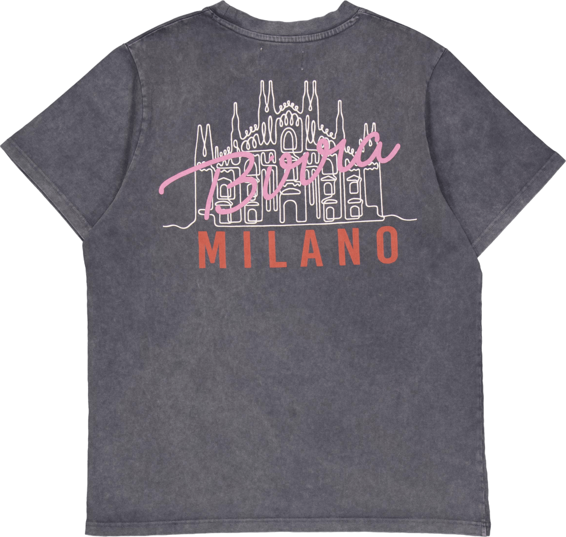 Birra Milano T-shirt Washed Black - Bild 2