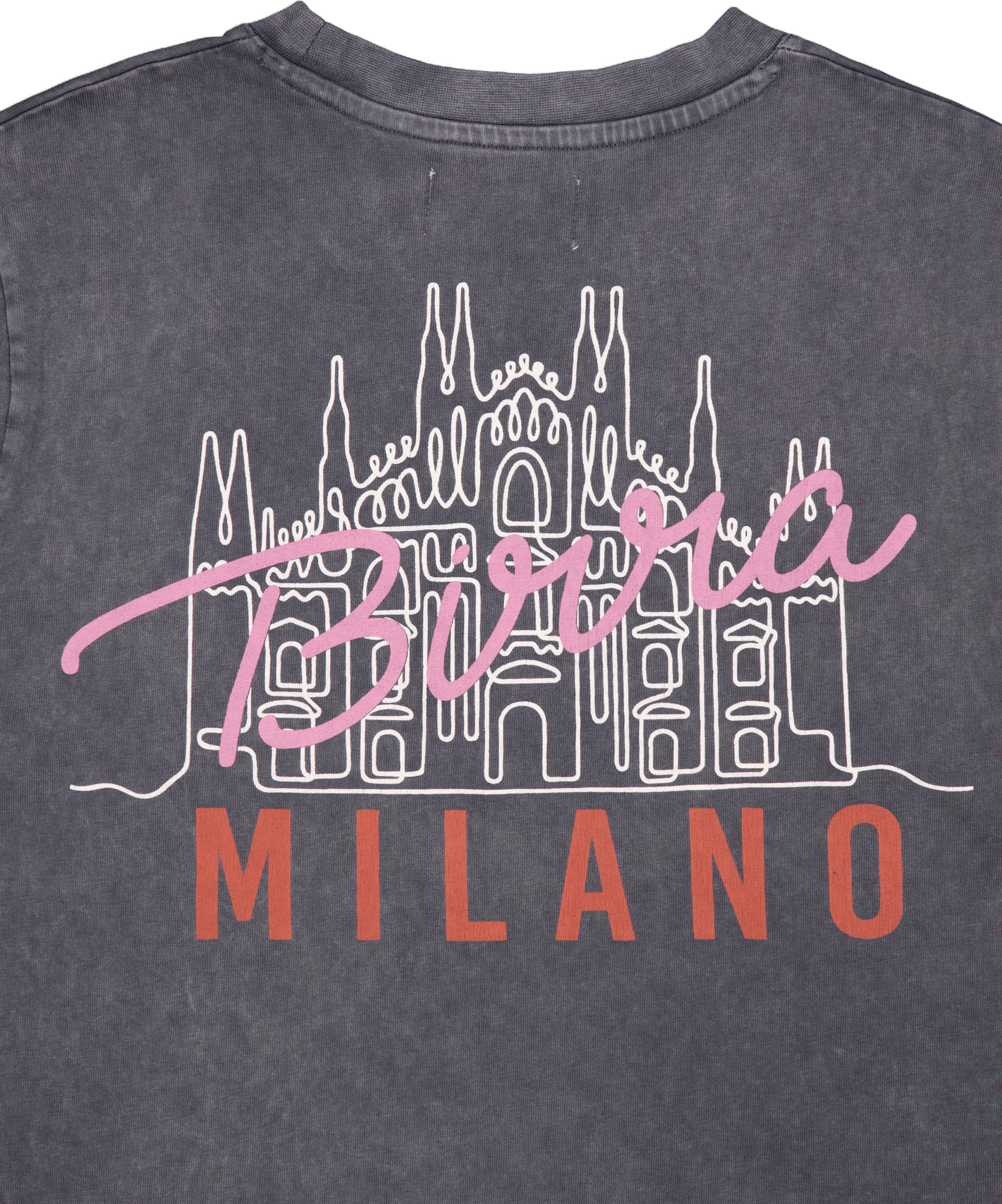 Birra Milano T-shirt Washed Black - Bild 4