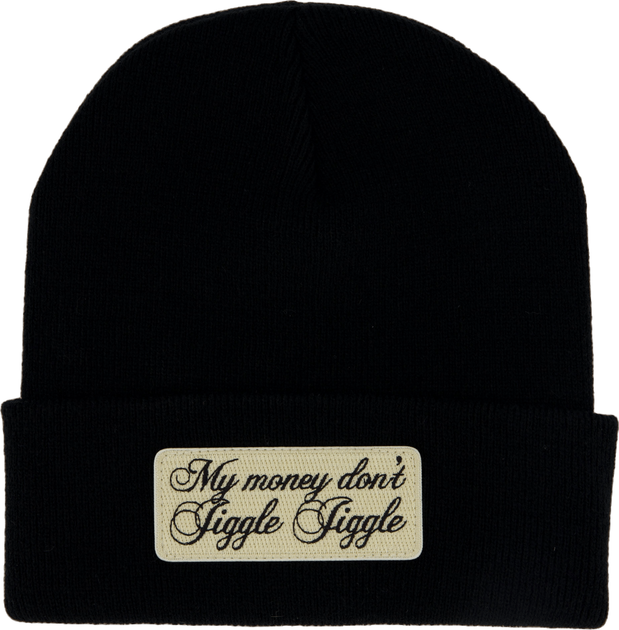 Jiggle Jiggle Beanie Black