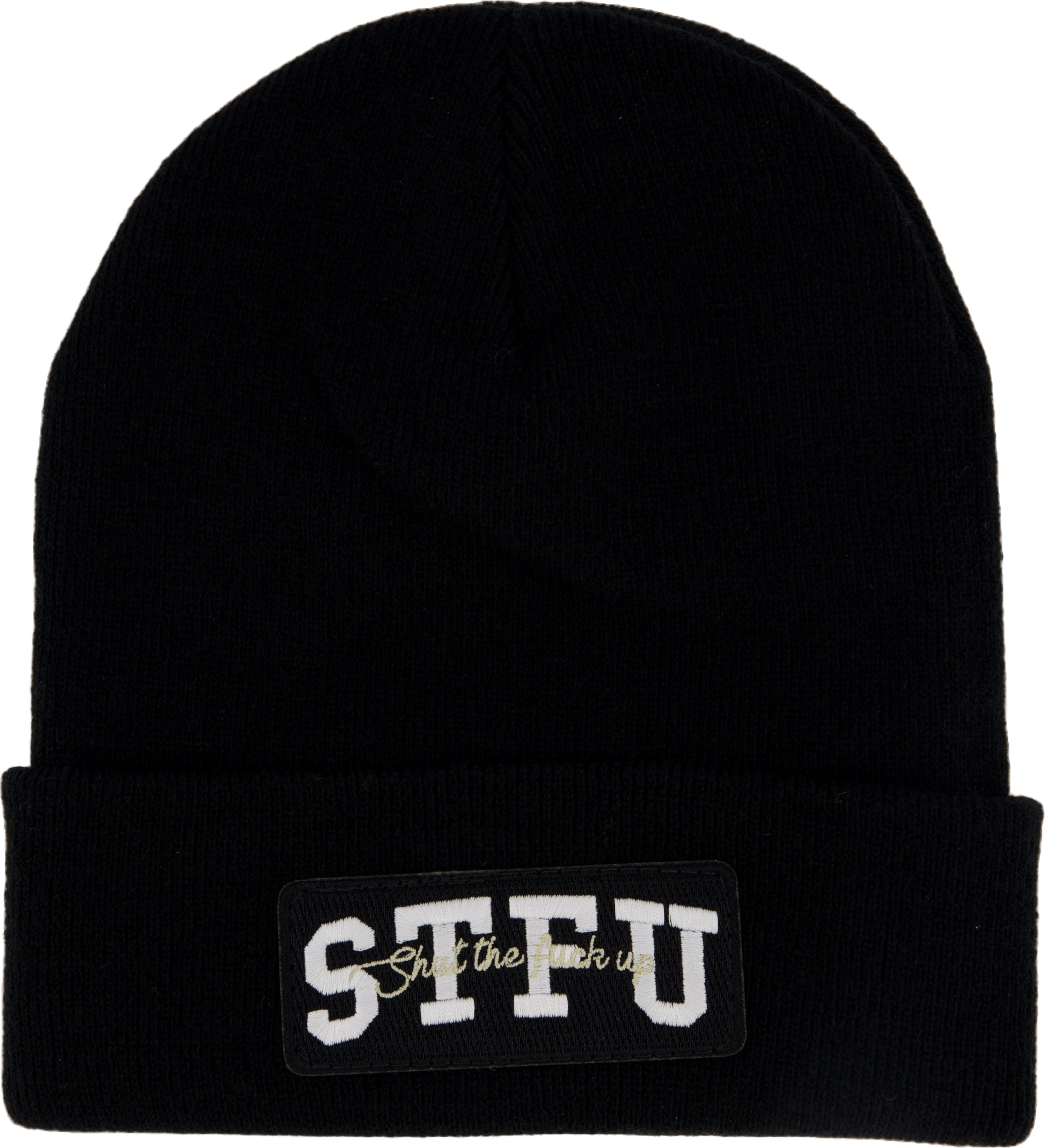 Stfu Beanie Black