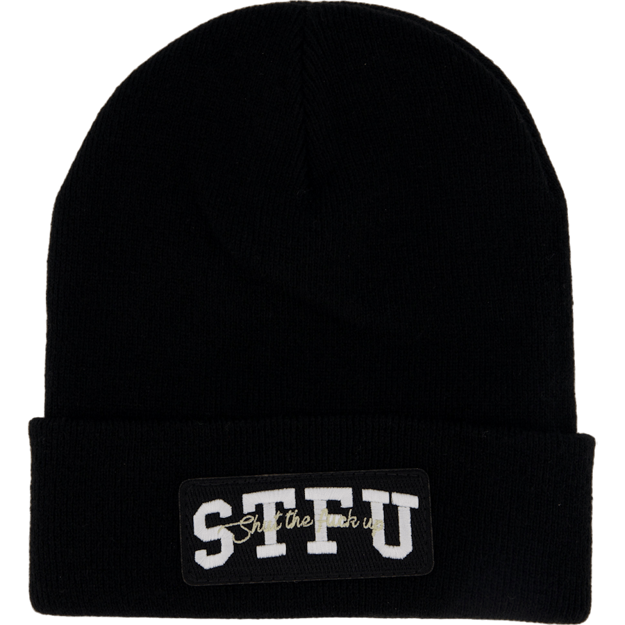 Stfu Beanie Black