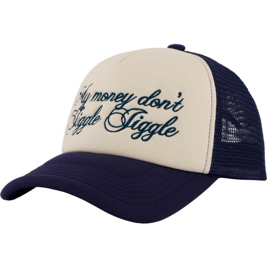 Jiggle Jiggle Trucker Cap Navy