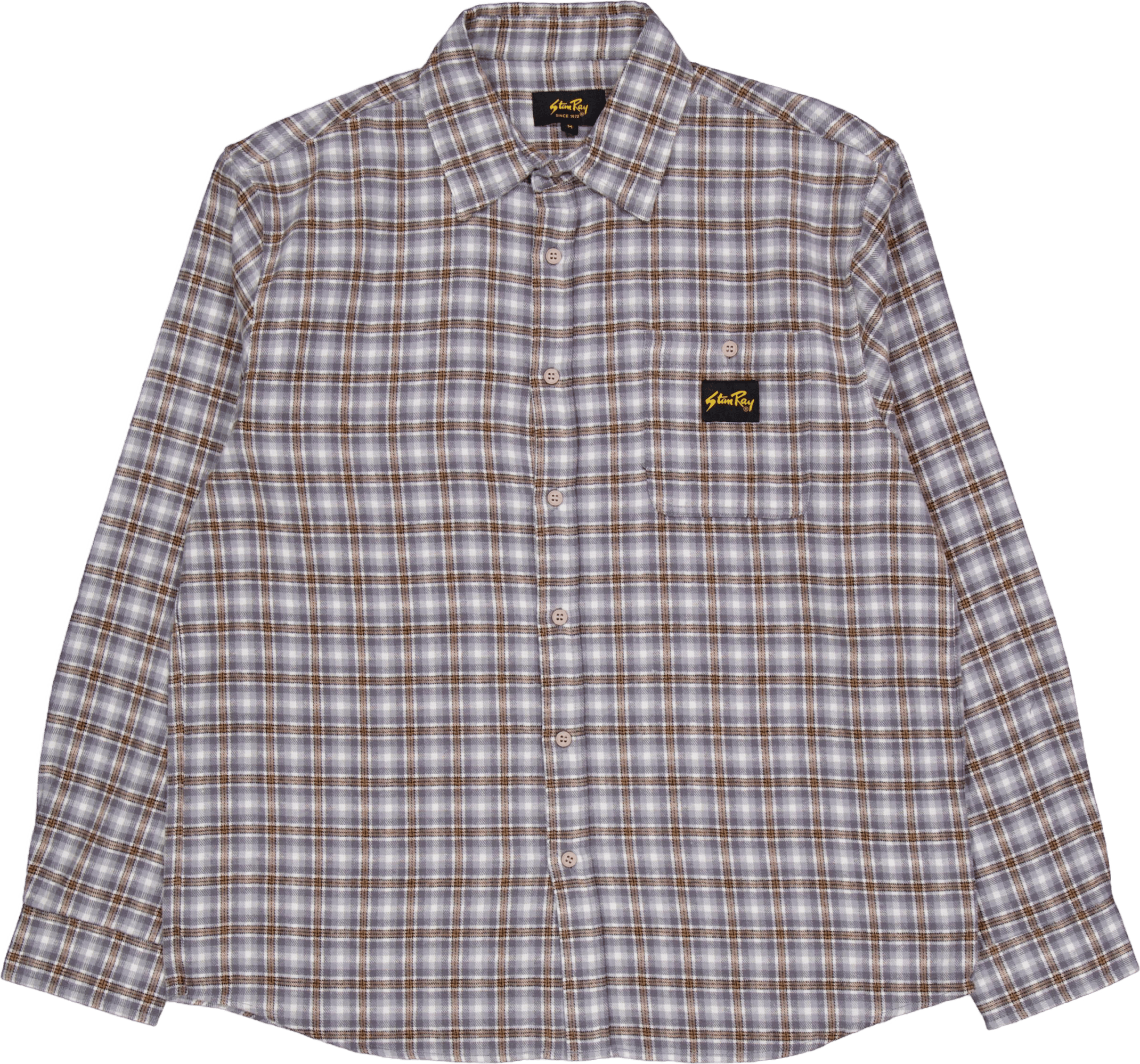 Flannel Shirt Grey Plaid