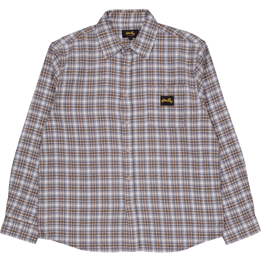 Flannel Shirt Grey Plaid