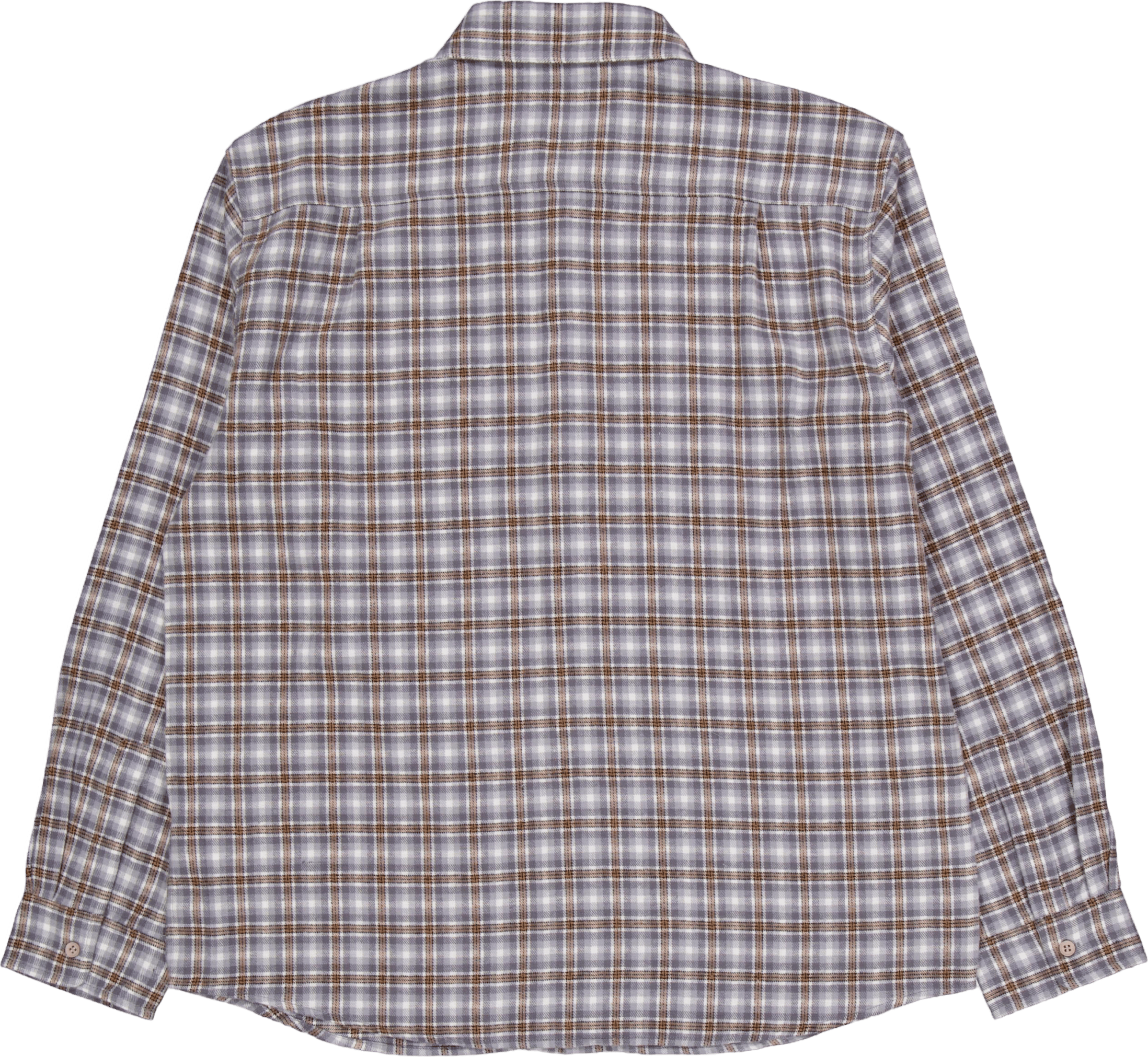 Flannel Shirt Grey Plaid - Bild 2