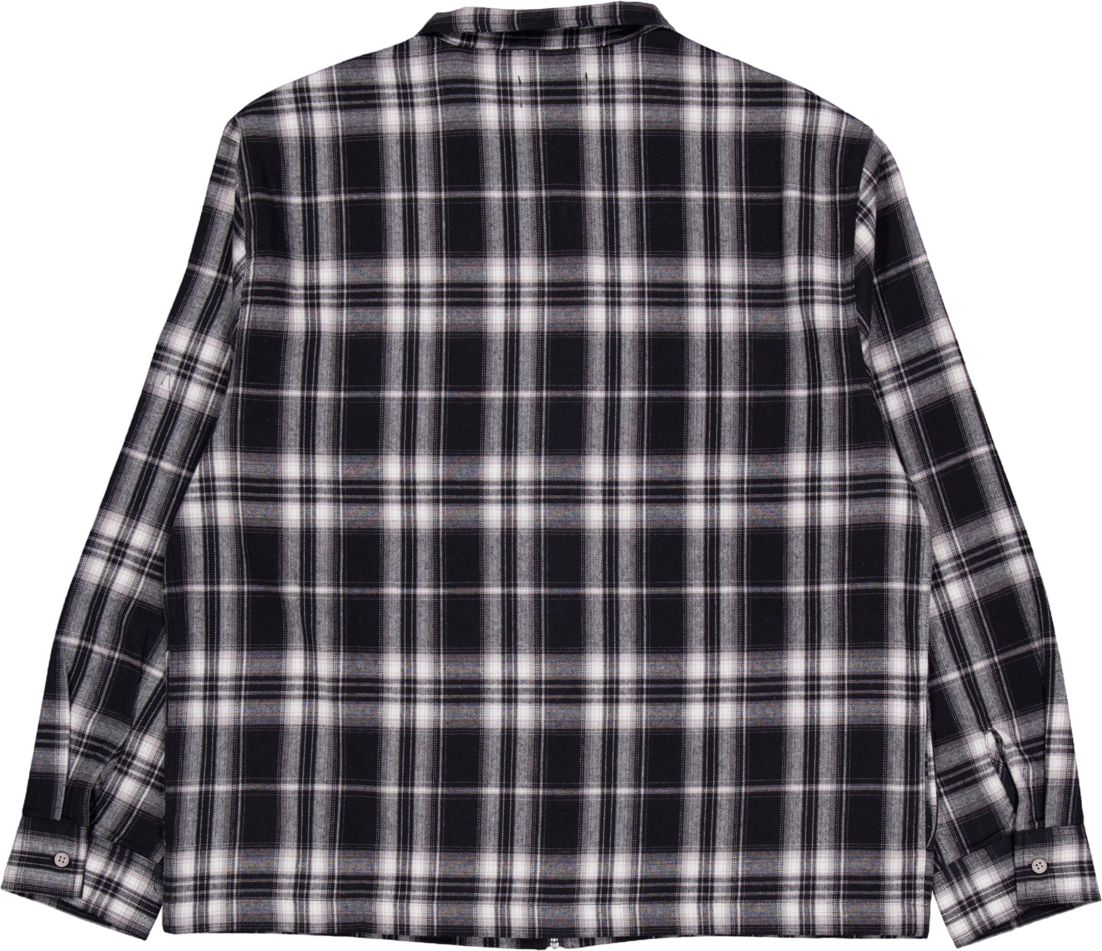 Zip Shirt Black Plaid - Bild 2