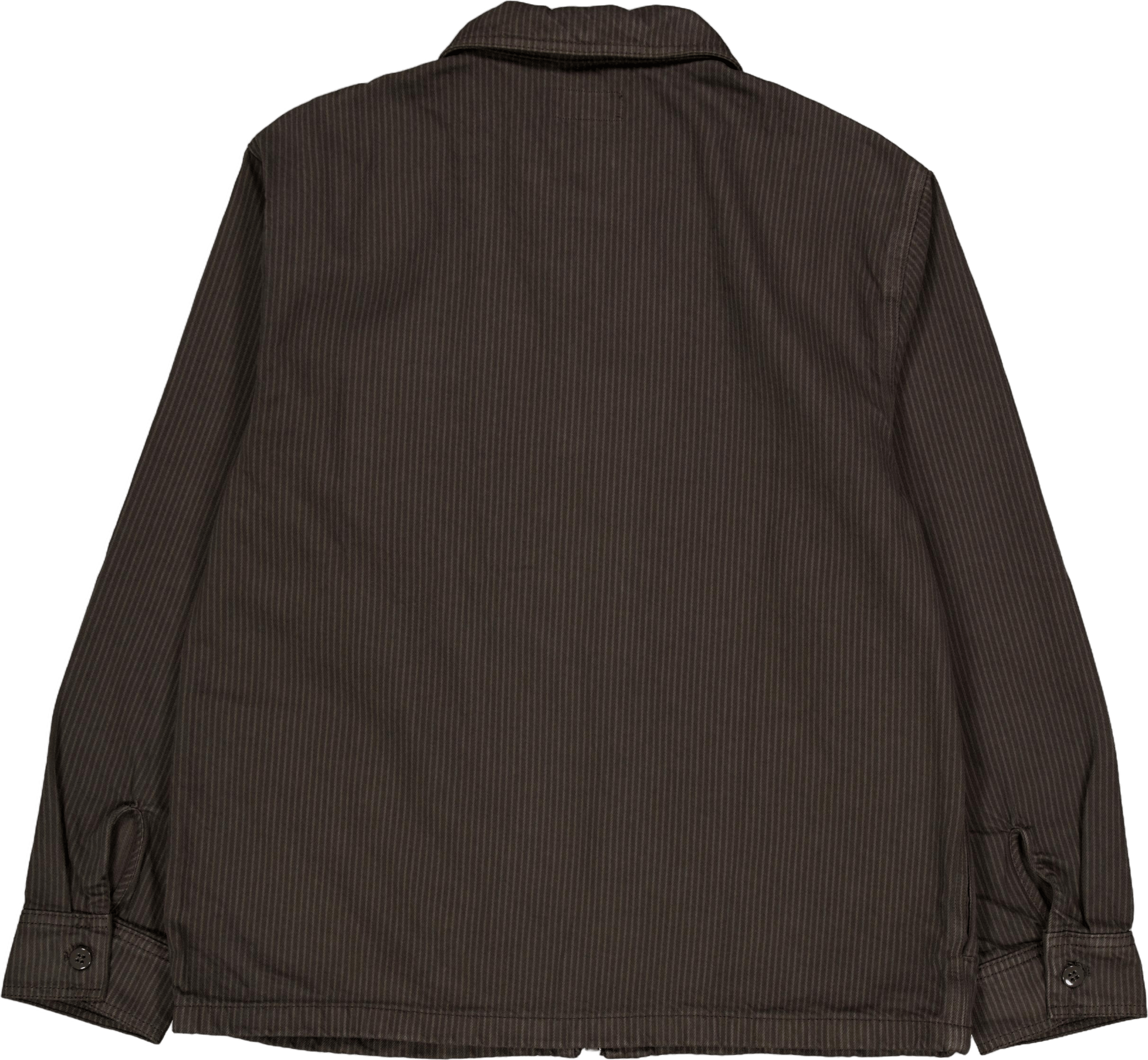 Zip Shirt Overdyed Charcoal Hickory - Bild 2