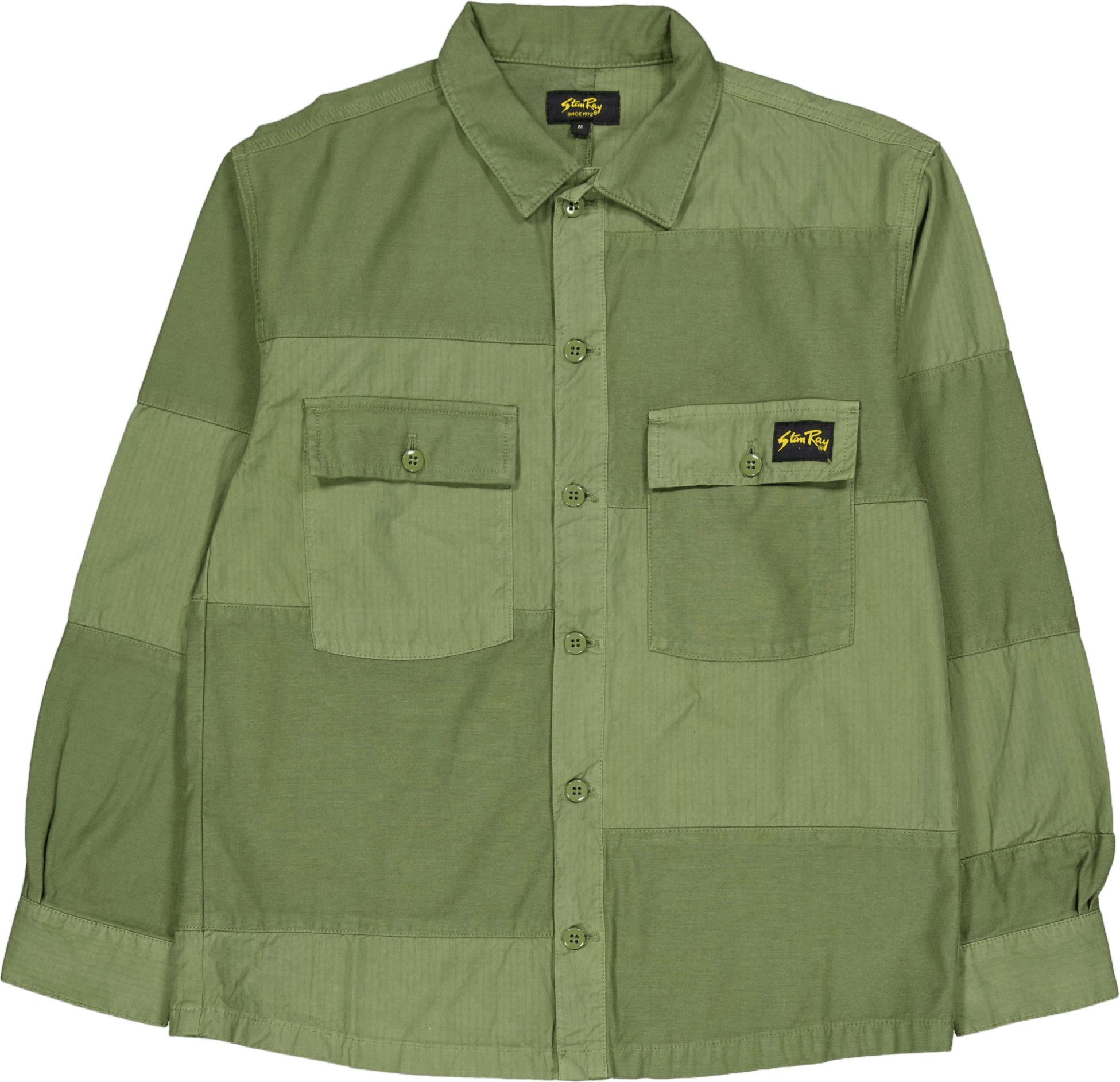 Cpo Shirt Olive Sateen/ripstop Mix