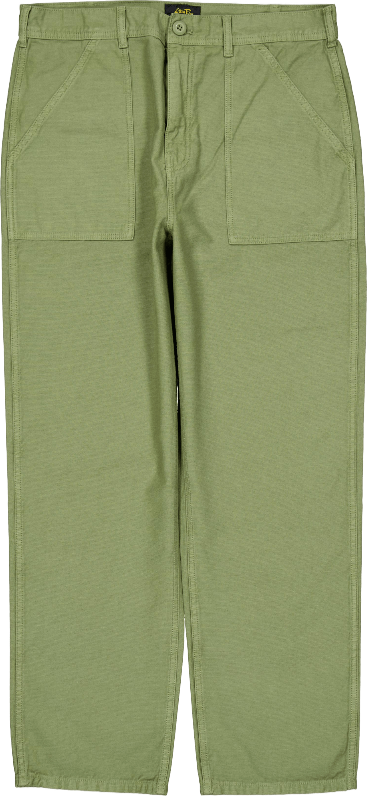Fat Pant Olive Sateen