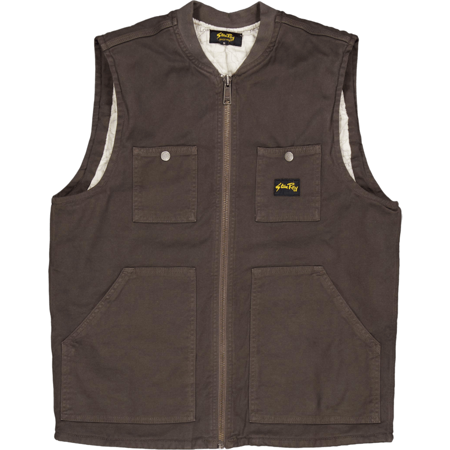 Pork Chop Vest Charcoal Duck