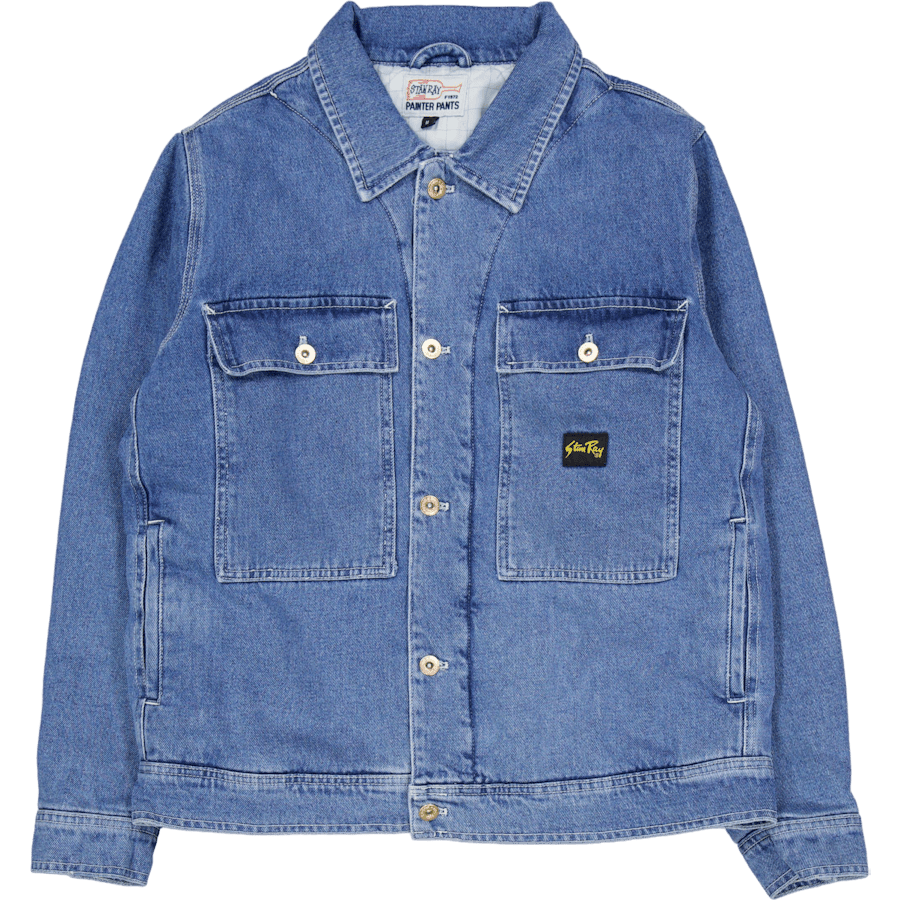 Trucker Jacket Heavy Stone Wash Denim