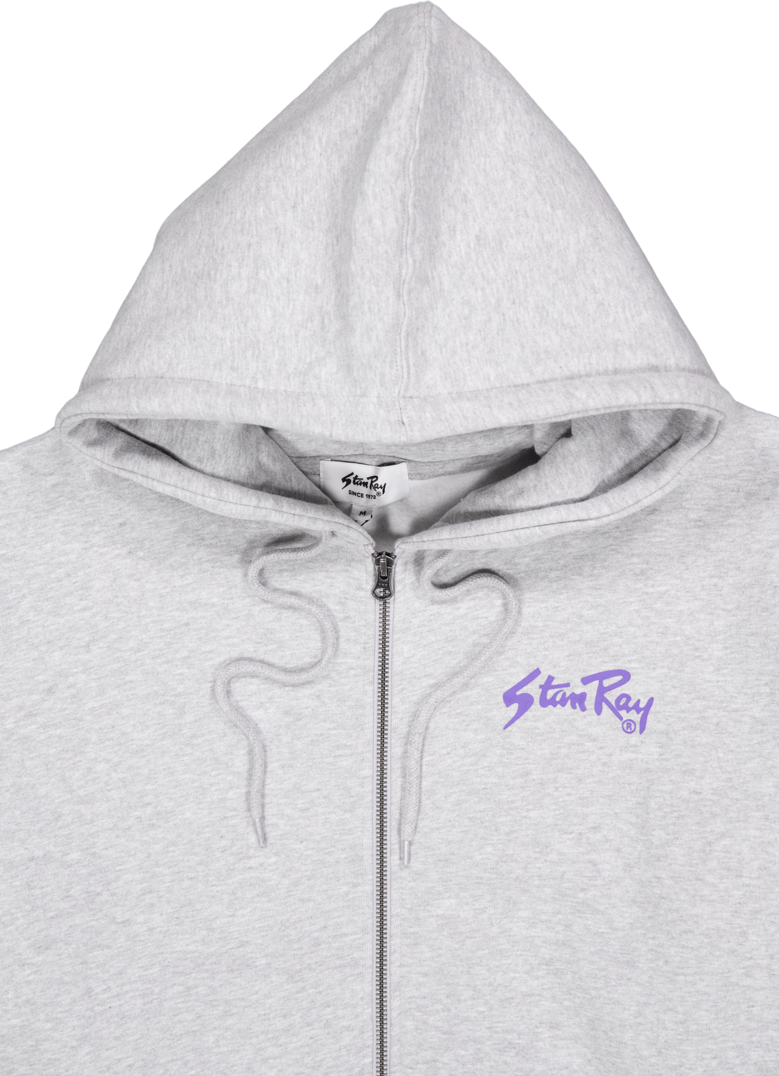 Stan Og Zip Hood Grey Marl / Navy Print - Bild 3