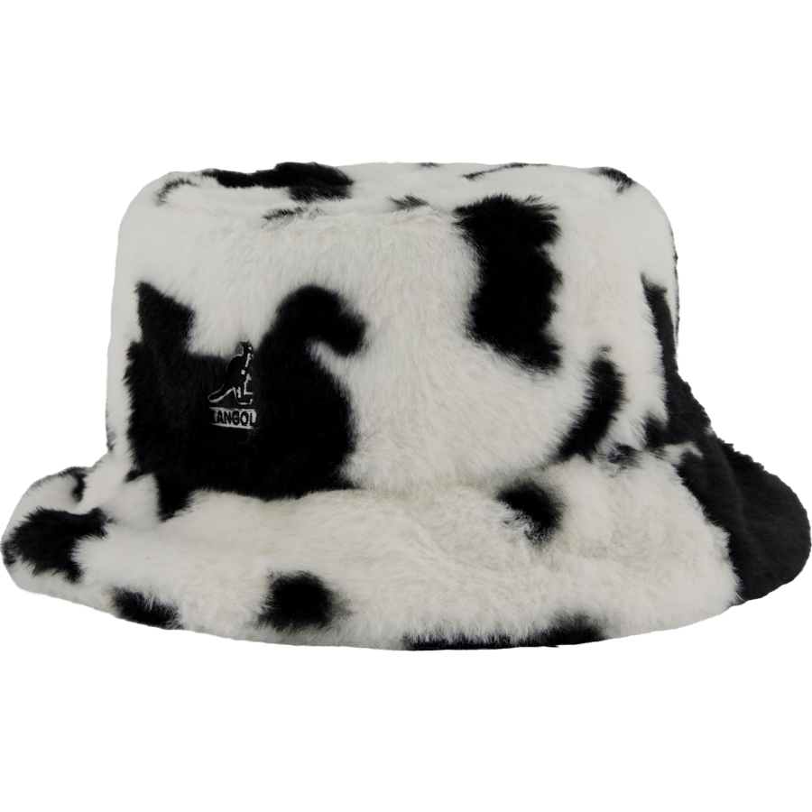 Kg Faux Fur Bucket Sp103 Spotted Cow