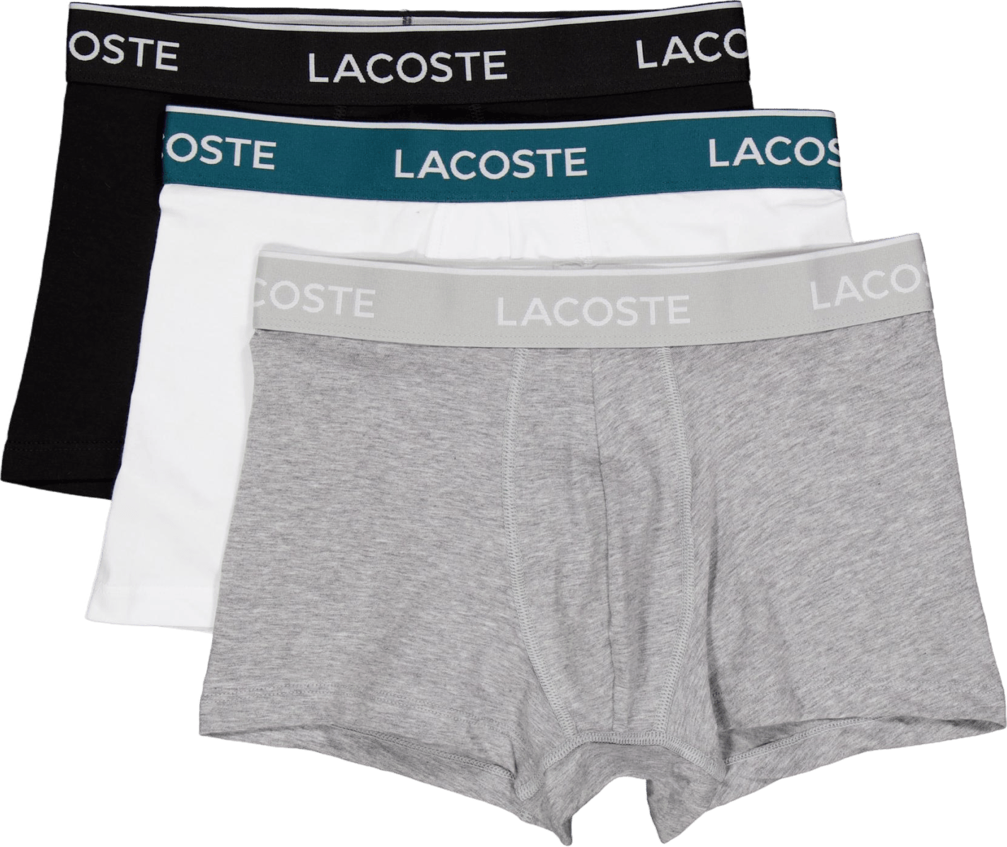 3-pack Trunks Nua Black/white-silver Chine