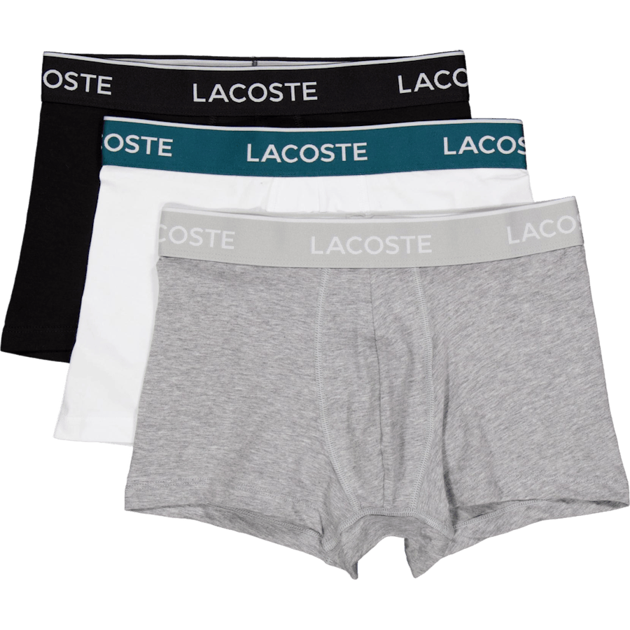 3-pack Trunks Nua Black/white-silver Chine