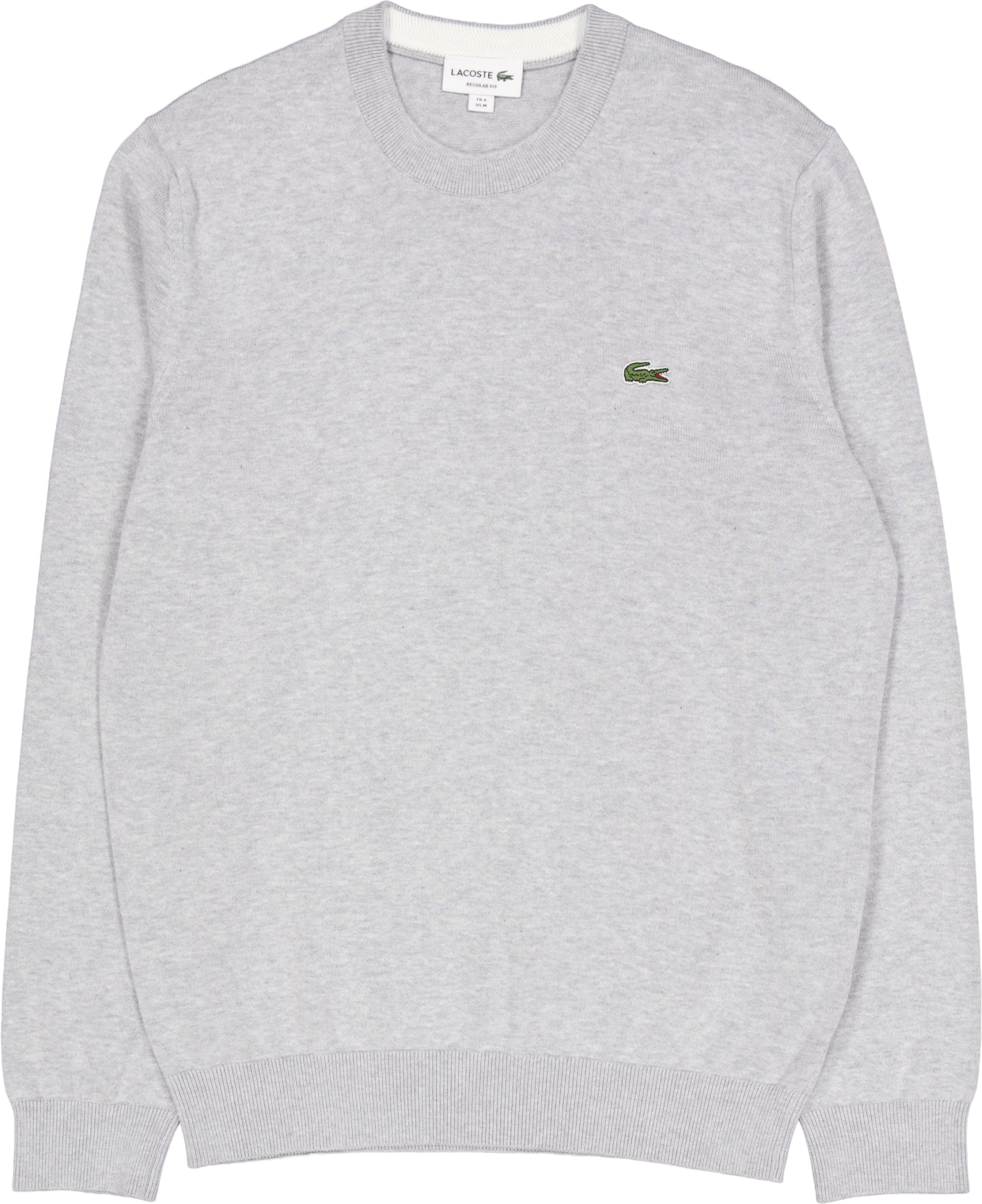 Monochrome Cotton Crew Neck Sw Cca Silver Chine