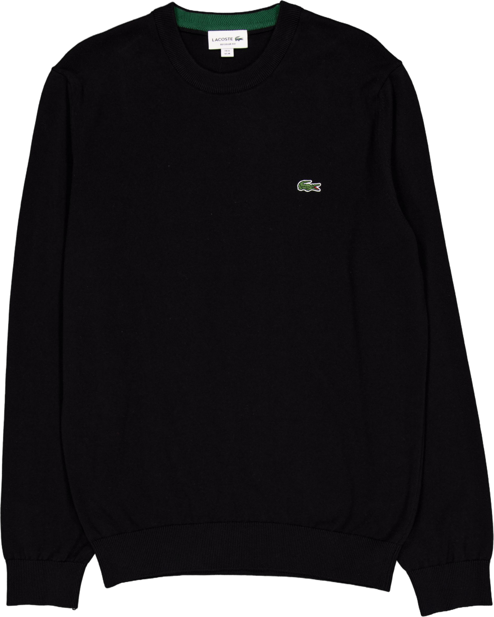 Monochrome Cotton Crew Neck Sw 031 Black