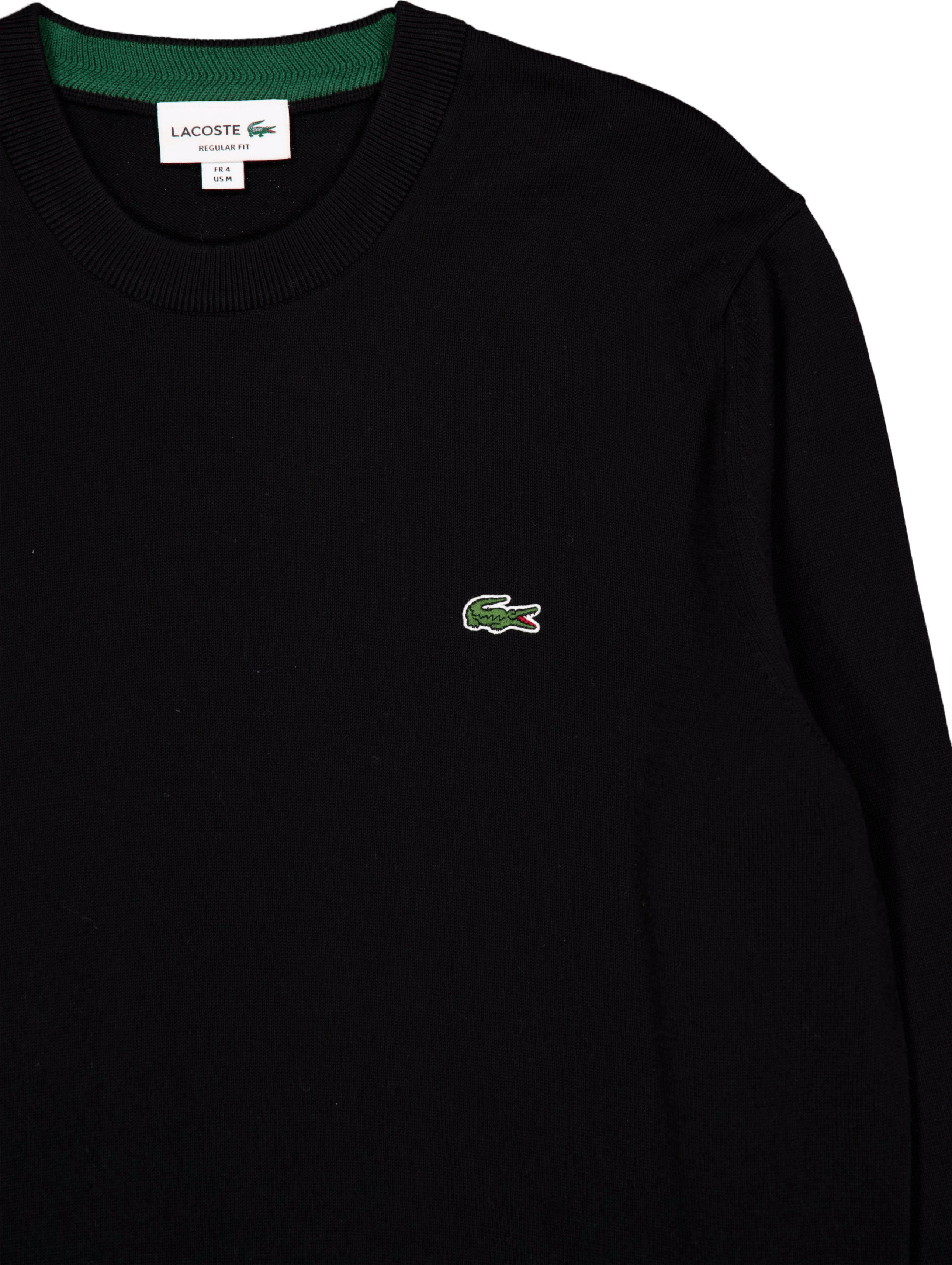 Monochrome Cotton Crew Neck Sw 031 Black - Bild 3