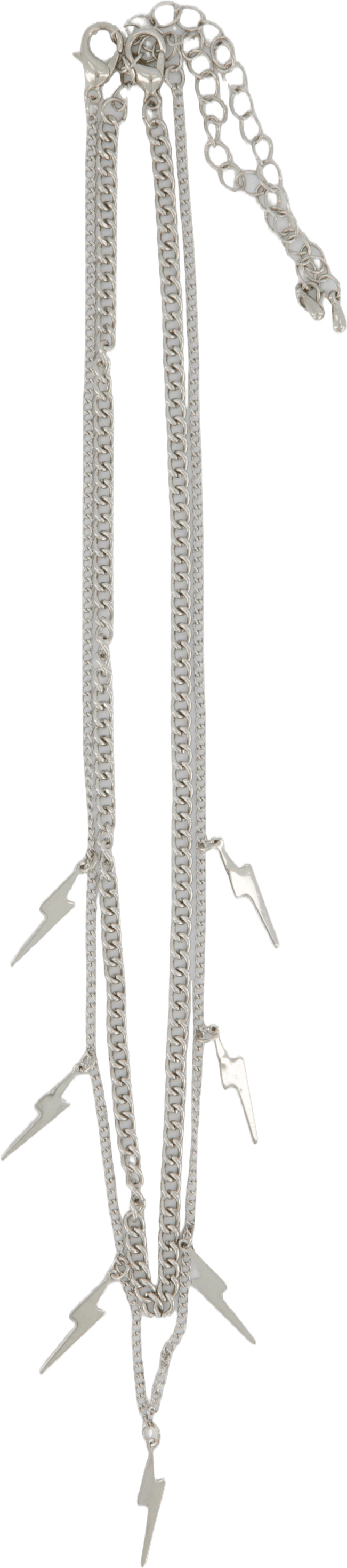 Ne Si Flashes Chain 2 Row Silver