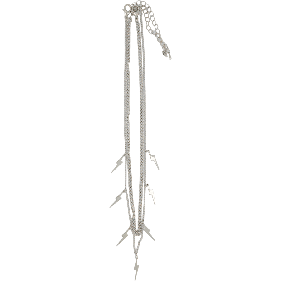 Ne Si Flashes Chain 2 Row Silver