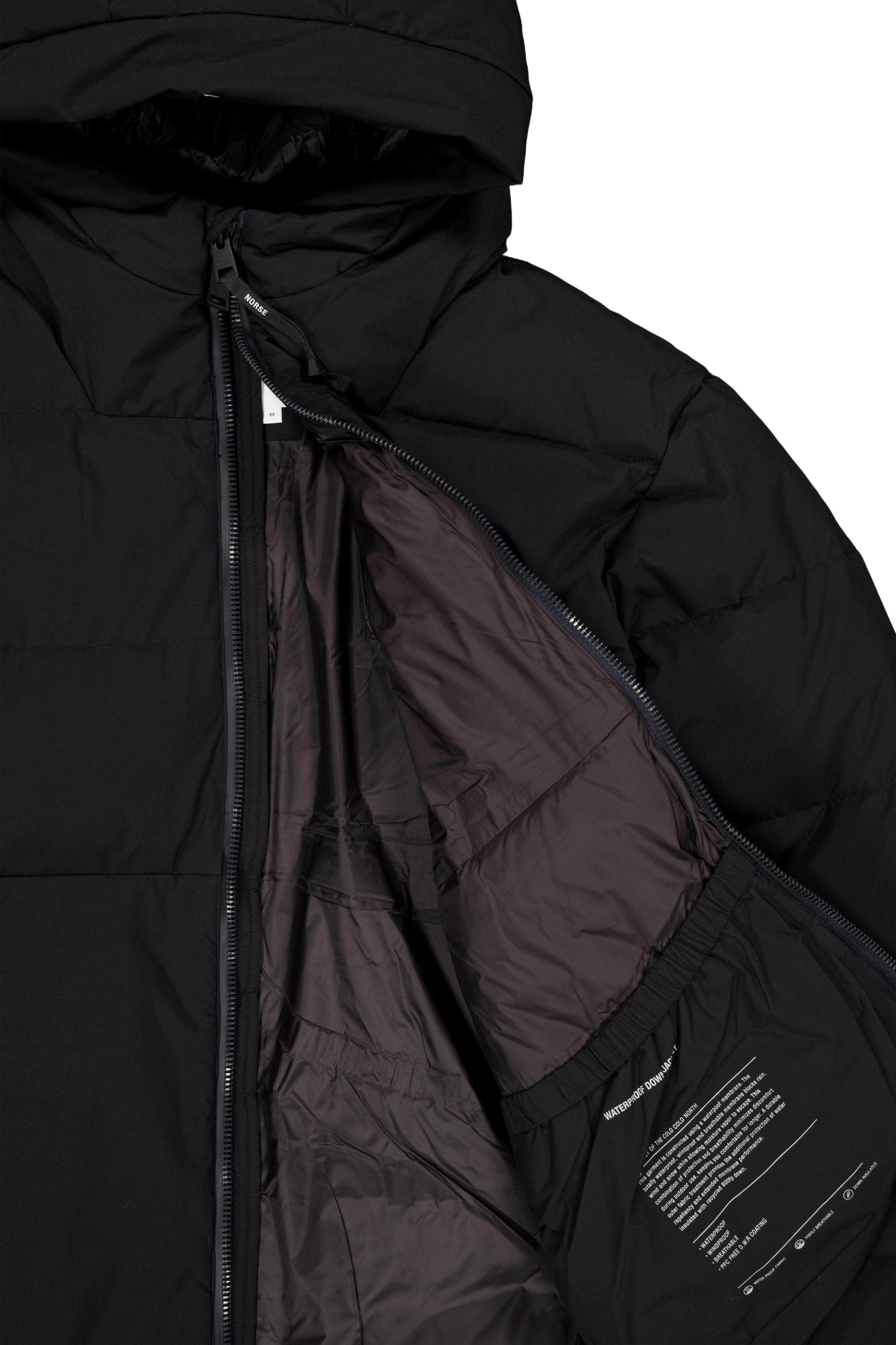 Asger 2.0 Down Jacket 9999 Black - Bild 4