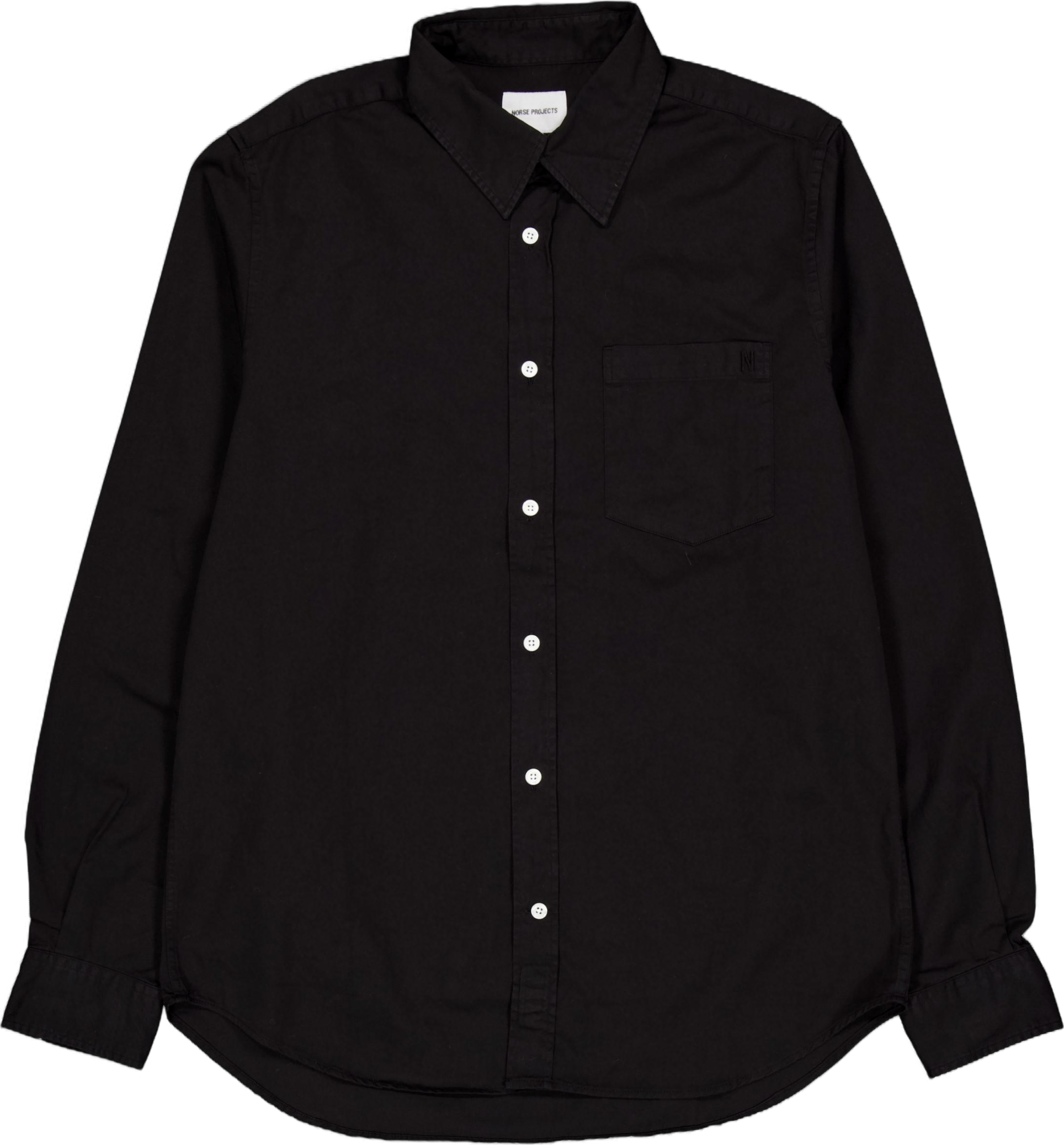 Osvald Bd Twill Shirt 9999 Black