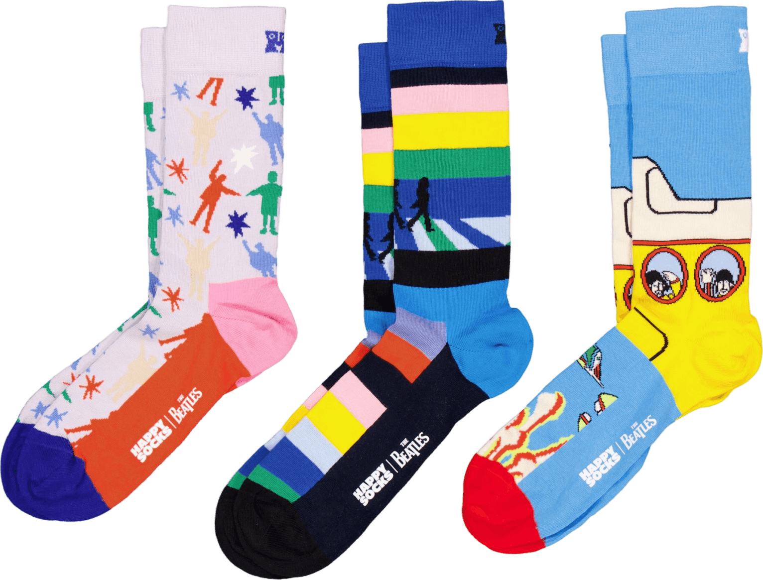 Beatles 3-pack Socks Gift Set Turquoise, Unisex, Kläder, Strumpor, Turkos, 36-40