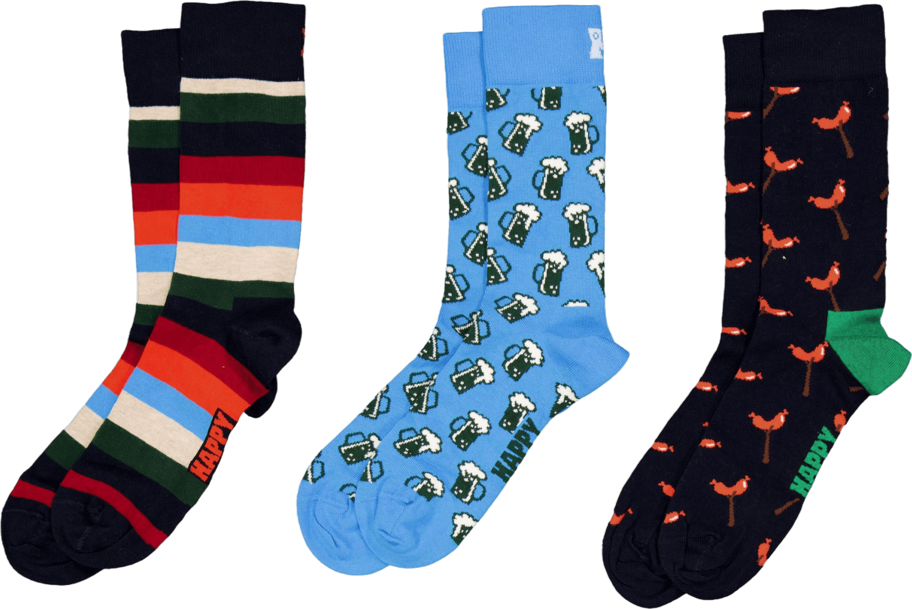 3-pack Wurst And Beer Socks Gi Navy - Bild 2