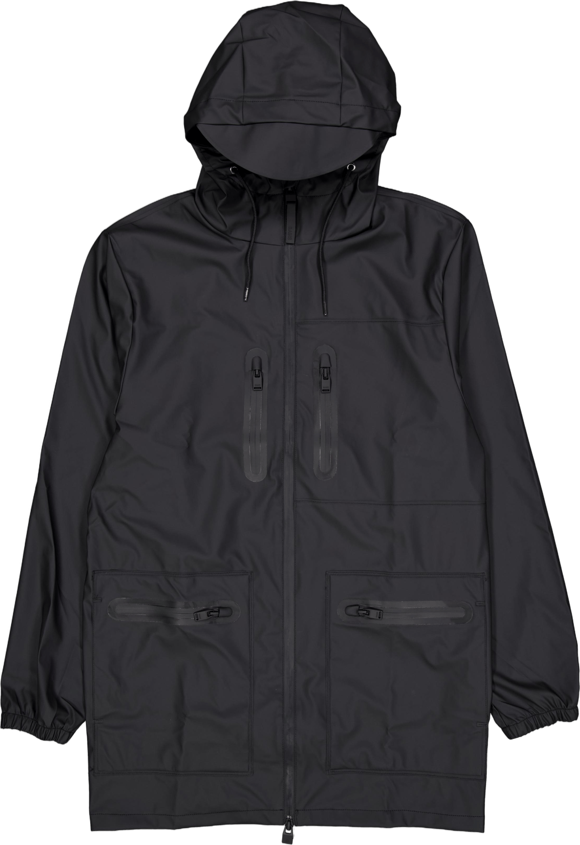 Cargo Long Jacket W3 01 Black
