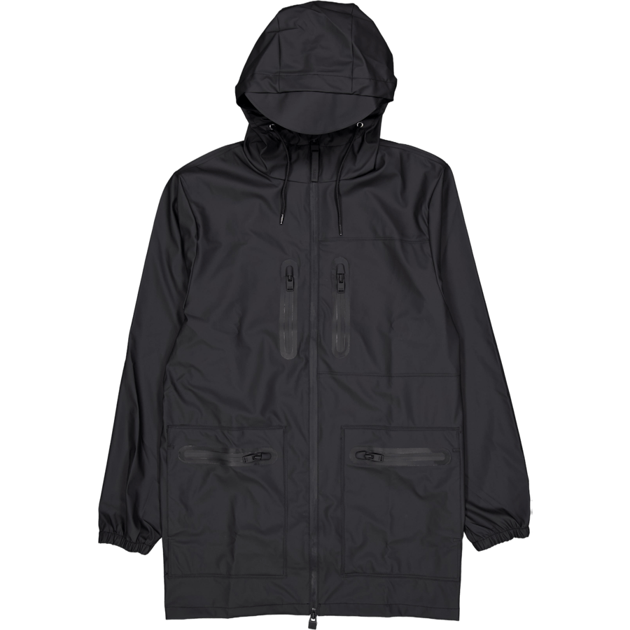 Cargo Long Jacket W3 01 Black