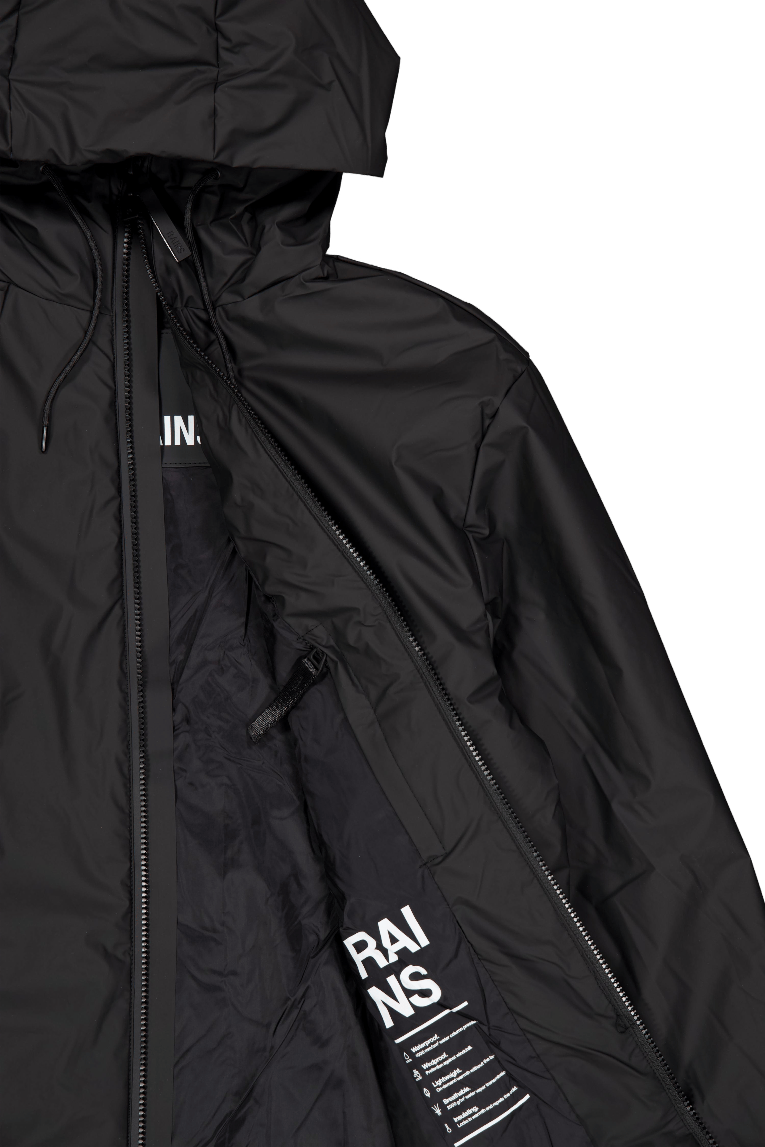 Lohja Long Insulated Jacket W3 01 Black - Bild 4