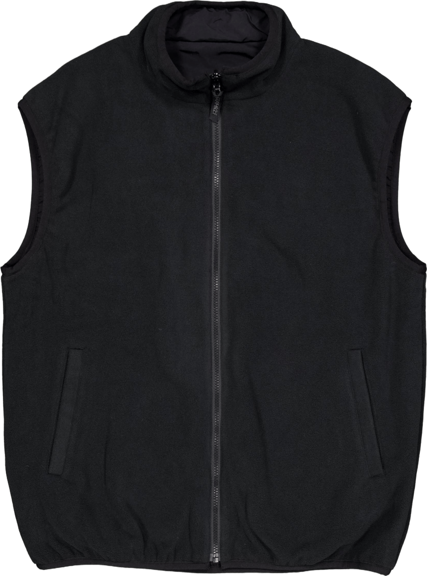 Reversible Fleece Vest Black