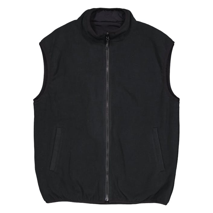 Reversible Fleece Vest Black, Male, Vaatteet, takit, Musta, M