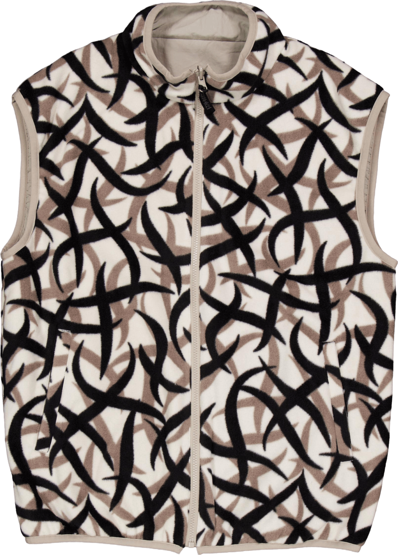 Reversible Fleece Vest Tribal Snow