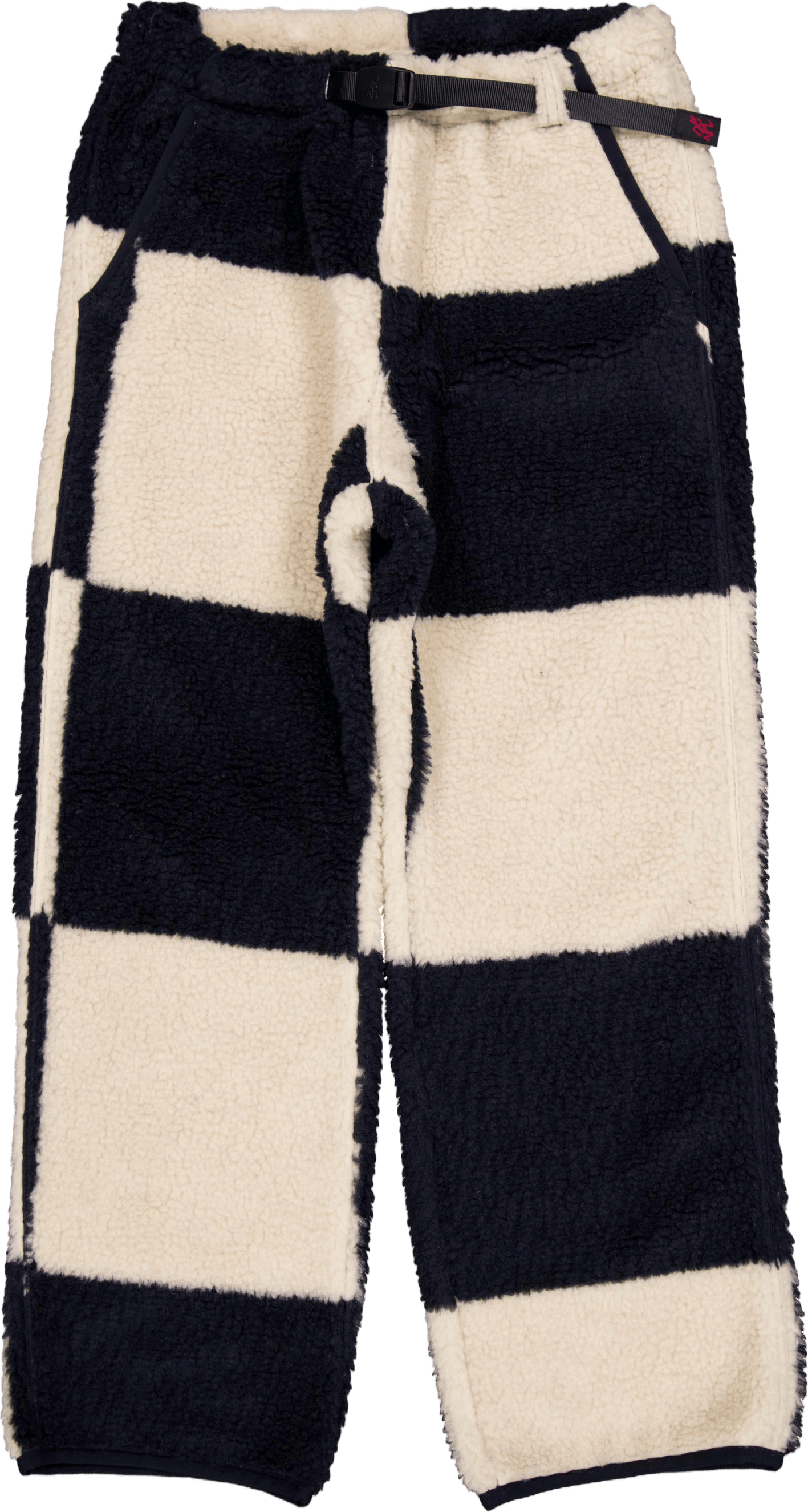 Checkered Sherpa Pant Natural / Navy Check