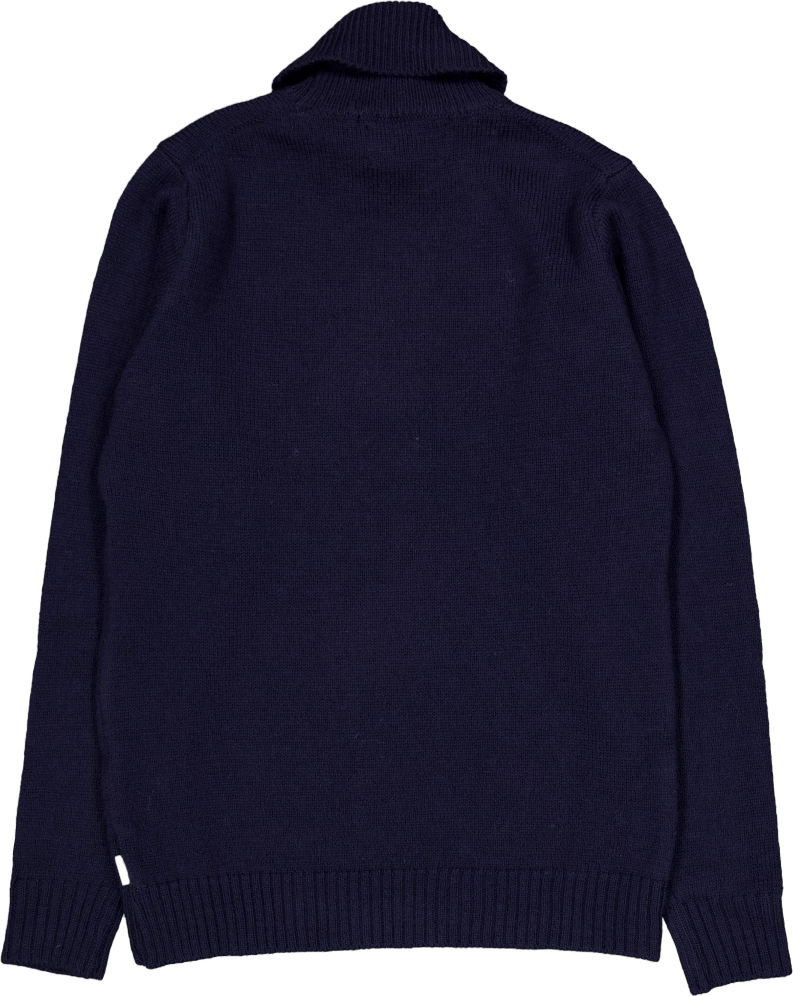 Polo Neck Jumper Navy - Bild 2
