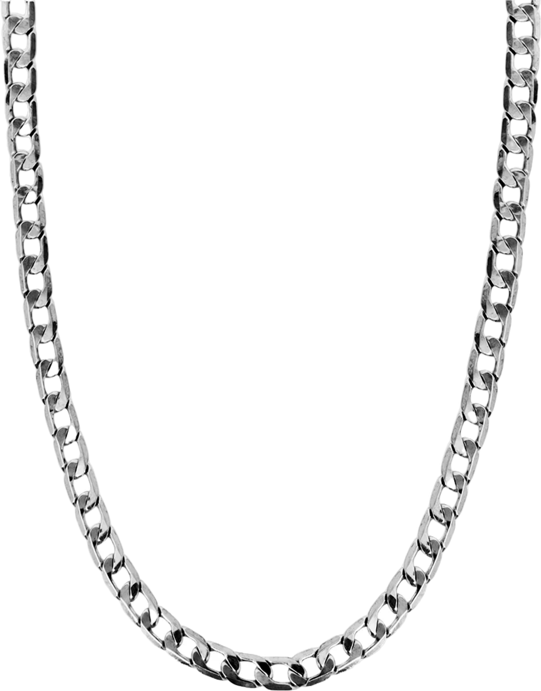 Cuban Chain Silver, Male, Ausrüstung, sonstiges Zubehör, Silber, ONESIZE
