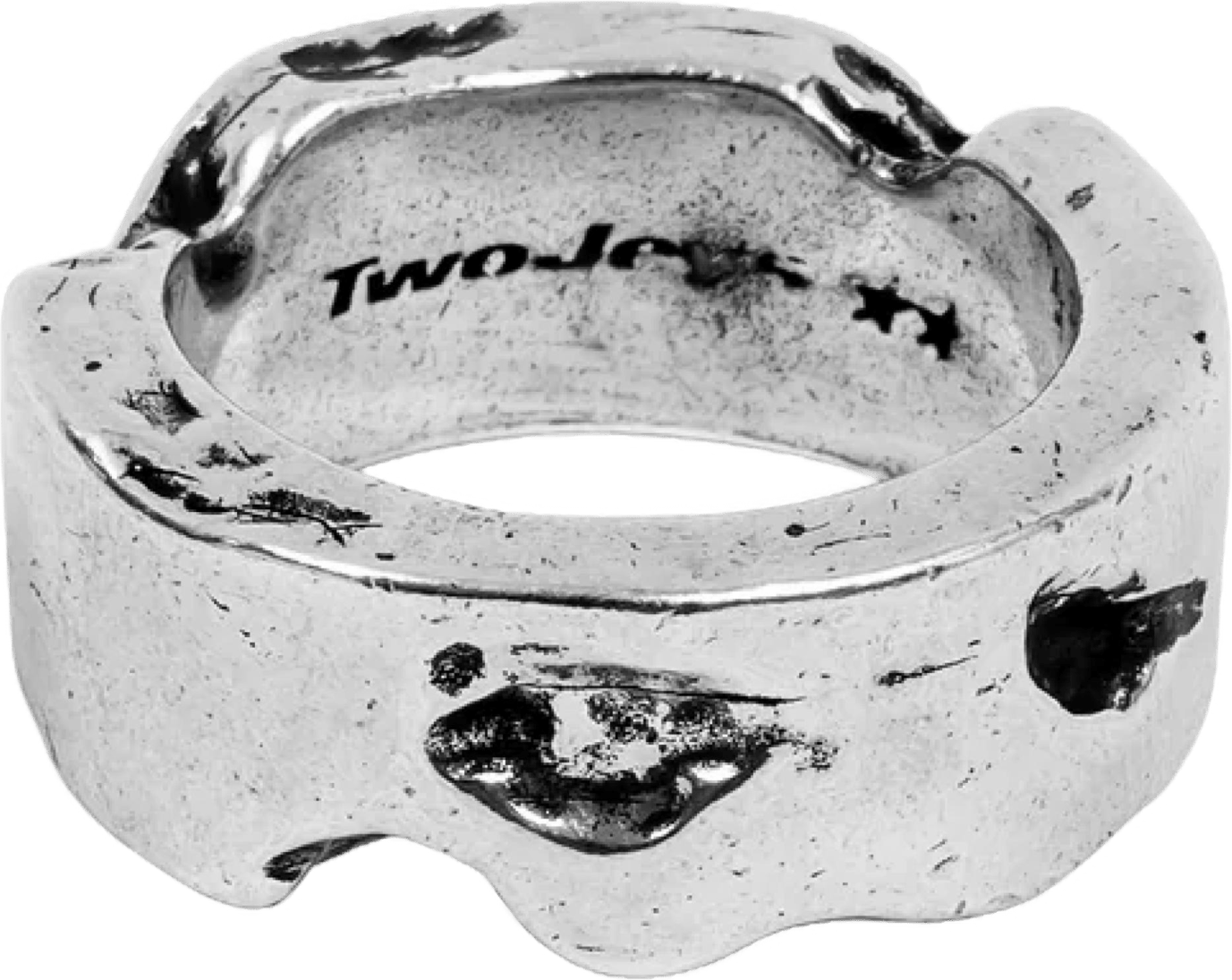 Eroded Ring Silver - Bild 2