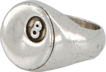 8 Ball Ring Silver - Bild 2