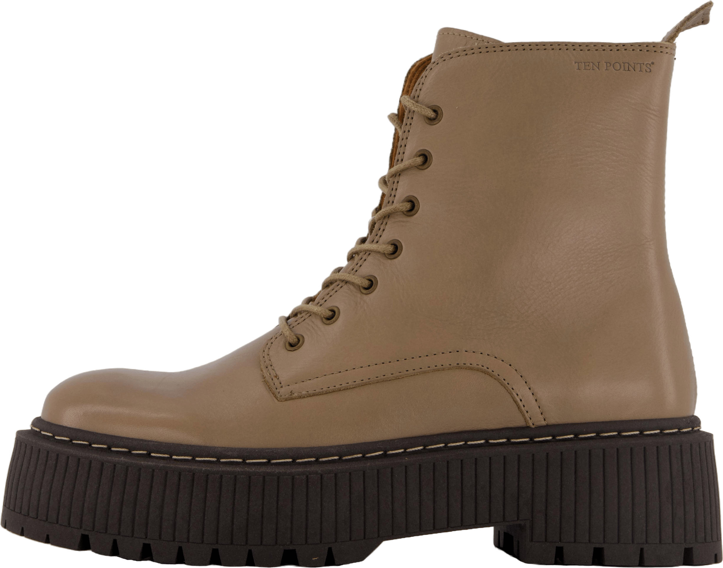 Alina Laced Boots Taupe