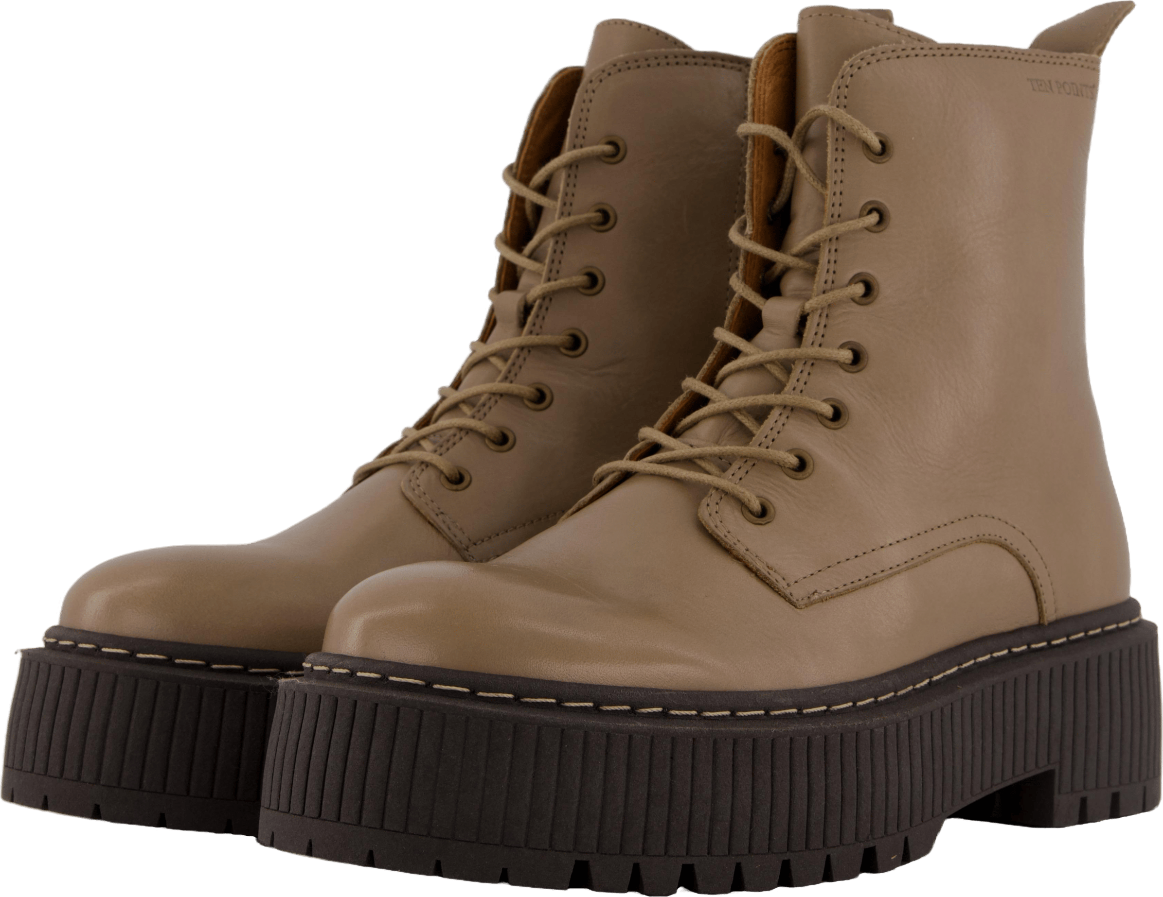 Alina Laced Boots Taupe - Bild 2